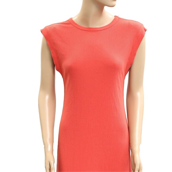 Daily Practice by Anthropologie Highline Short-Sleeve Maxi Dress Red M 282983 - Picture 4 of 7